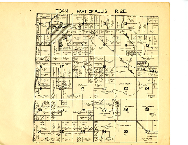 Part of Allis, Township 34N Range 2E