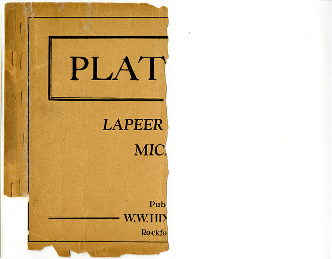 Plat book of Lapeer County, Mich.