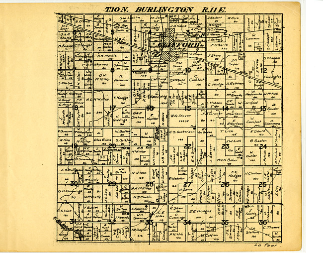 Burlington, Township 10N Range 11E