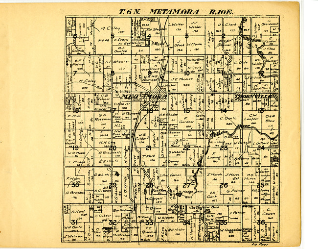 Metamora, Township 6N Range 10E