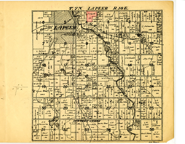 Lapeer, Township 7N Range 10E