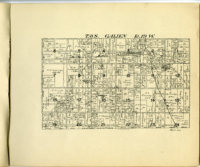 Galien, Township 8S Range 19W