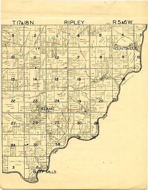 Ripley, Township 17 & 18N Range 5 & 6w