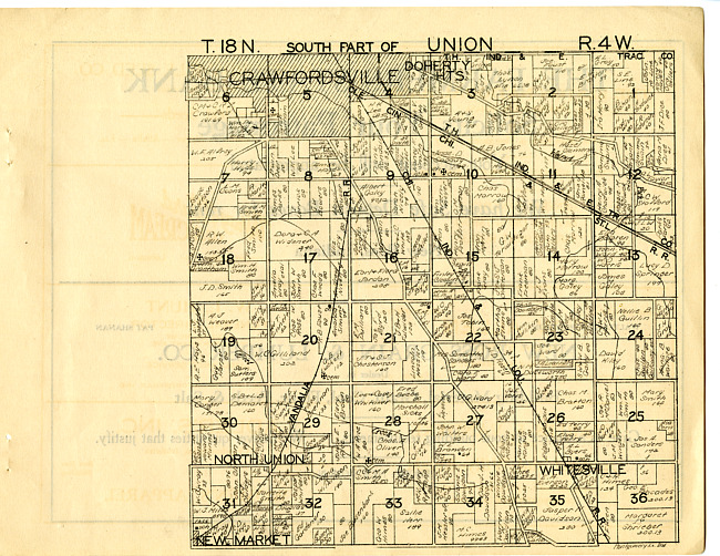 South Part of Union, Township 18N Range 4W