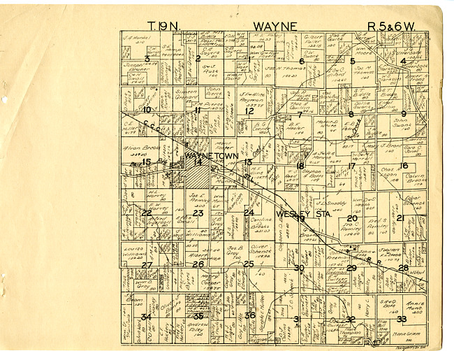 Wayne, Township 19N Range 5 & 6W