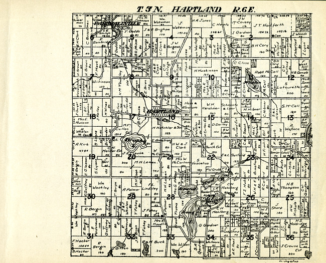 Hartland, Township 3N Range 6E