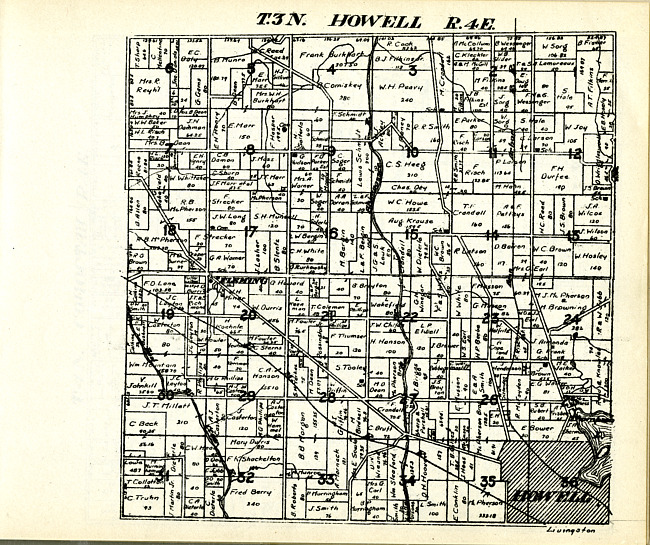 Howell, Township 3N Range 4E