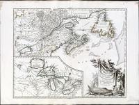 Partie de l'Amérique Septent? qui comprend la Nouvelle France ou le Canada