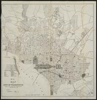 Map of the city of Washington showing location of fatal cases of consumption for the year ended June 30, 1901