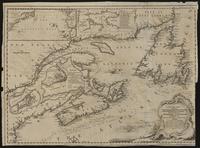 A new chart of the coast of New England, Nova Scotia, New France or Canada : with the islands of Newfoundld., Cape Breton, St. John's & c