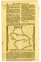 Plan of the redoubt and intrenchment on the heights of Charles Town, commonly called Bunker's Hill, opposite Boston, in New England, attacked and carried by his Majesty's troops, June 17, 1775