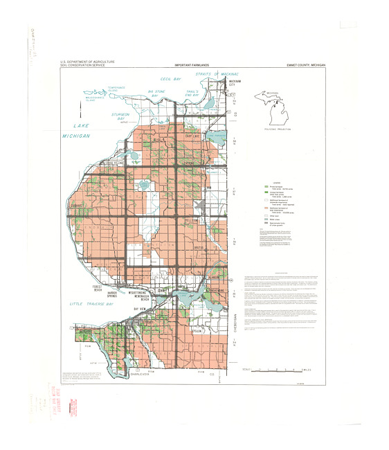 Important farmlands, Emmet County, Michigan