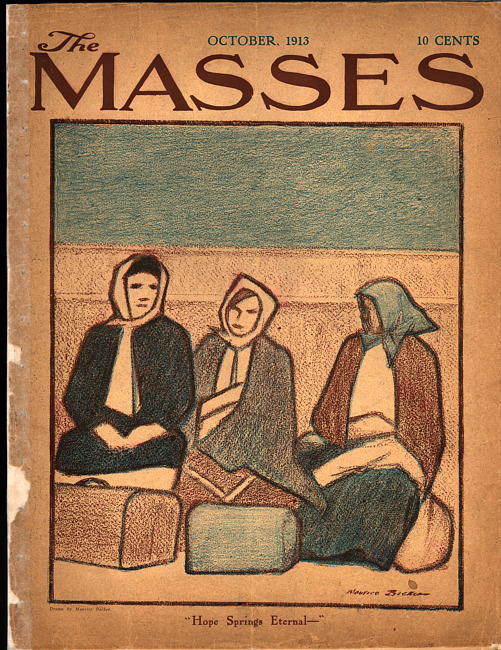 The Masses. (1913 October), Front and back covers