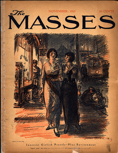 The Masses. (1913 November), Front and back covers