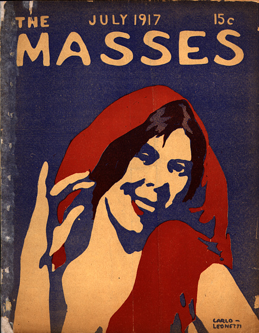 The Masses. (1917 July), Front and back covers
