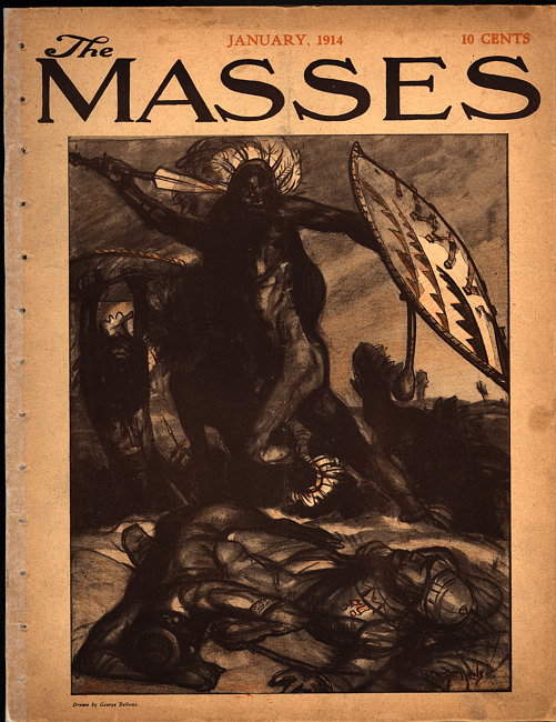 The Masses. (1914 January), Front and back covers