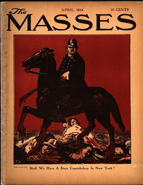 The Masses. (1914 April), Front and back covers