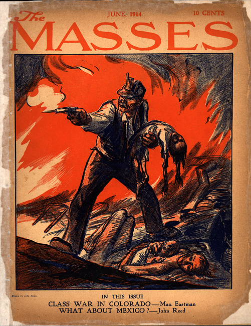 The Masses. (1914 June), Front and back covers
