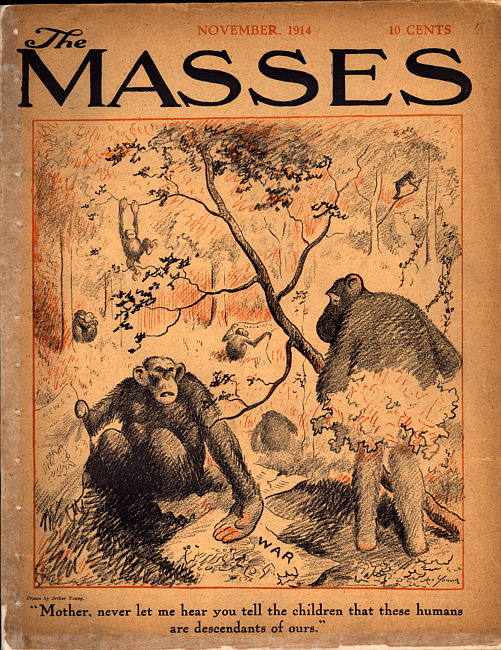 The Masses. (1914 November), Front and back covers