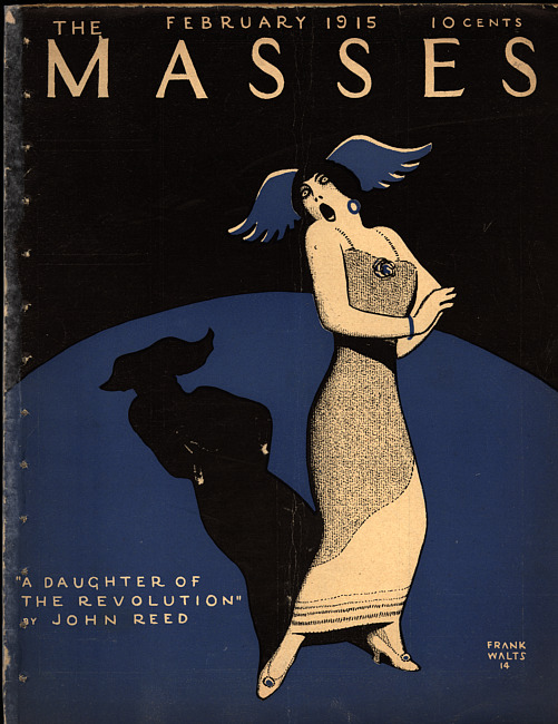 The Masses. (1915 February), Front and back covers