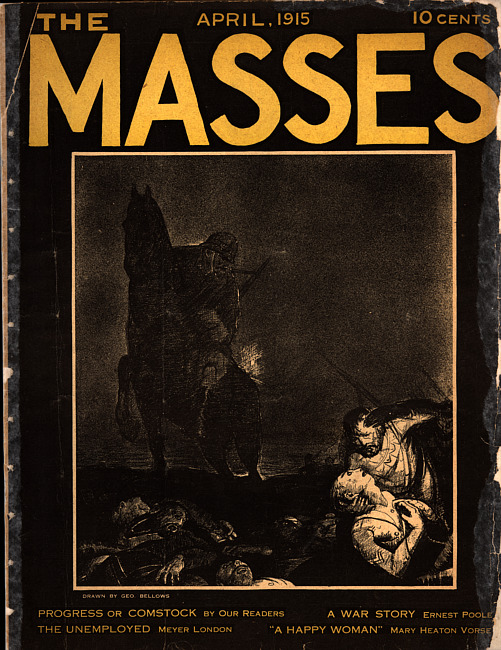 The Masses. (1915 April), Front and back covers
