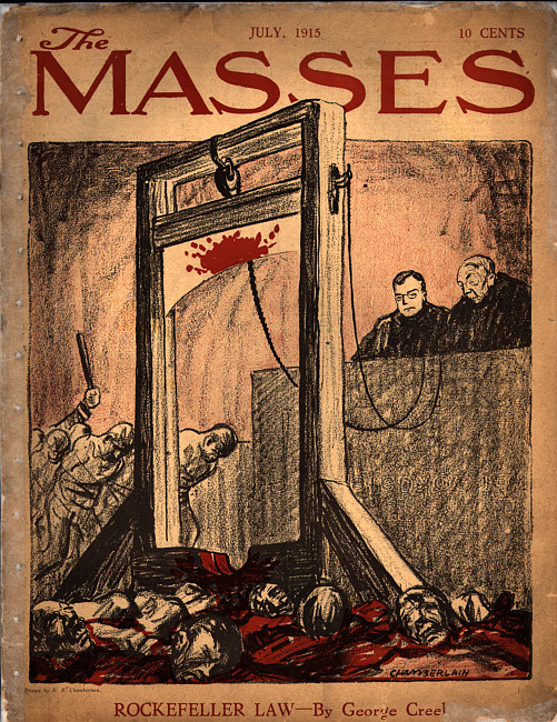 The Masses. (1915 July), Front and back covers