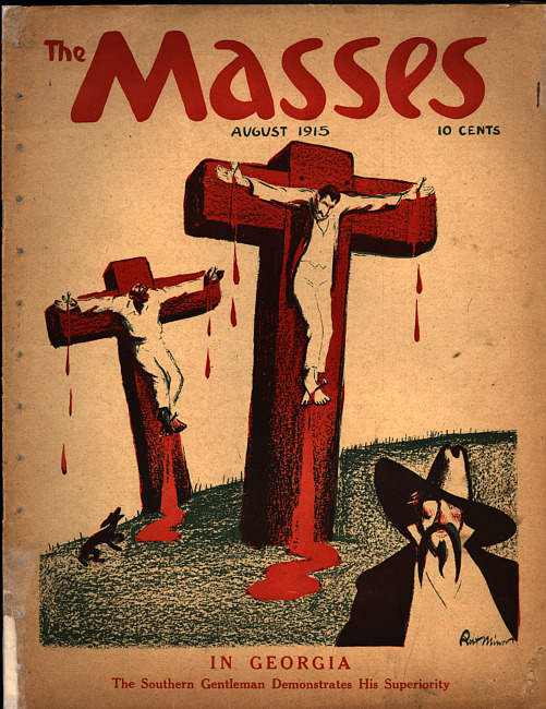 The Masses. (1915 August), Front and back covers