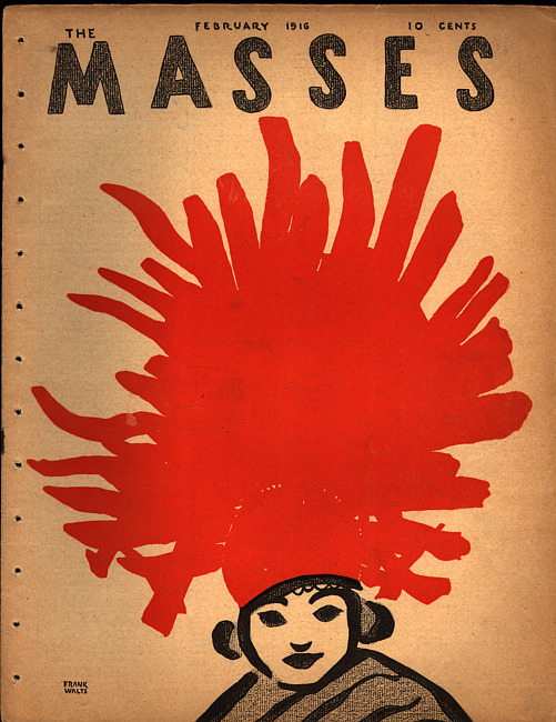 The Masses. (1916 February), Front and back covers