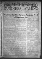 Michigan business farming. Vol. 6 no. 14 (1918 December 7)