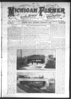 Michigan farmer and livestock journal. Vol. 132 no. 6 (1909 February 6)