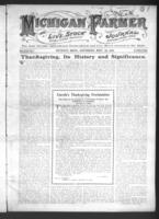 Michigan farmer and livestock journal. Vol. 135 no. 21 (1910 November 19)