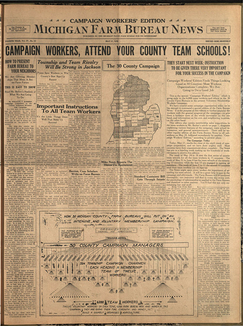 Michigan Farm Bureau news. (1926 May 21)