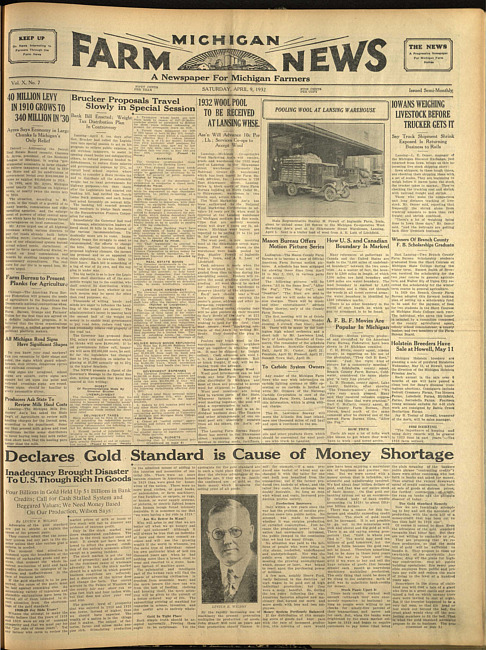 Michigan farm news. (1932 April 9)