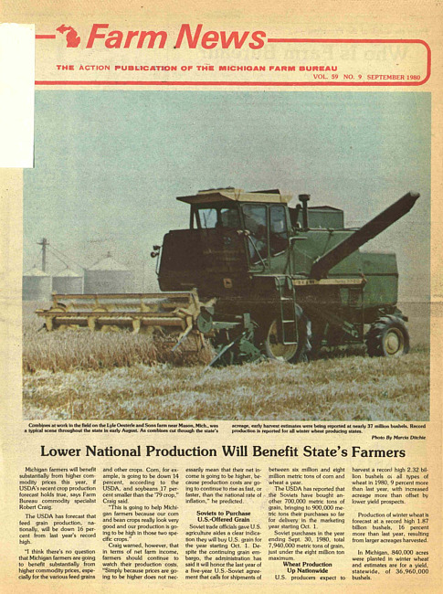 Farm news. (1980 September)