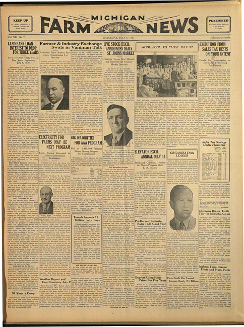 Michigan farm news. (1935 July 6)