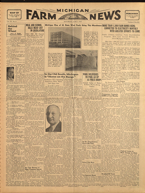 Michigan farm news. (1937 June 5)