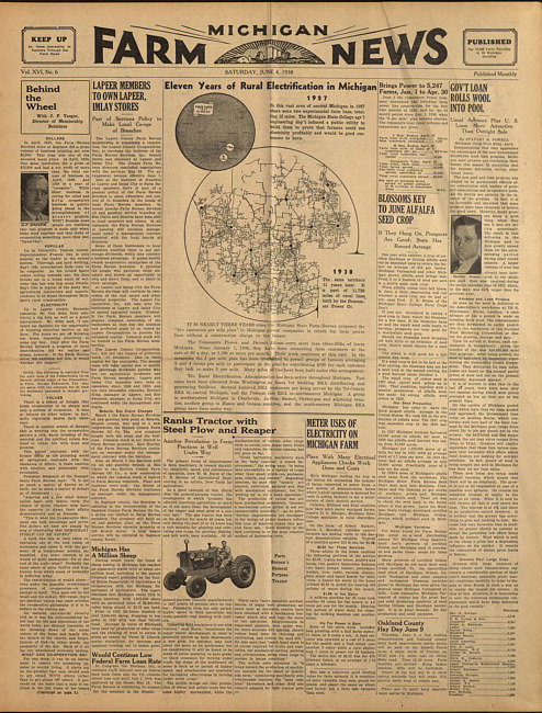 Michigan farm news. (1938 June 4)