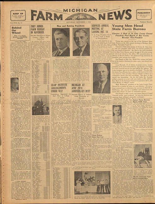 Michigan farm news. (1939 December 2)