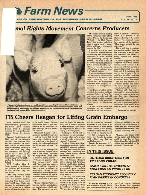 Farm news. (1981 June)