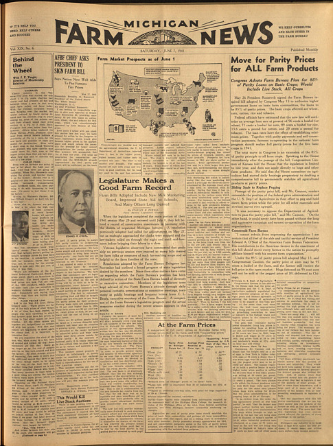 Michigan farm news. (1941 June 7)