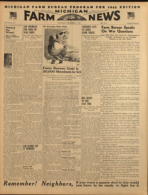 Michigan farm news. (1942 December 5)