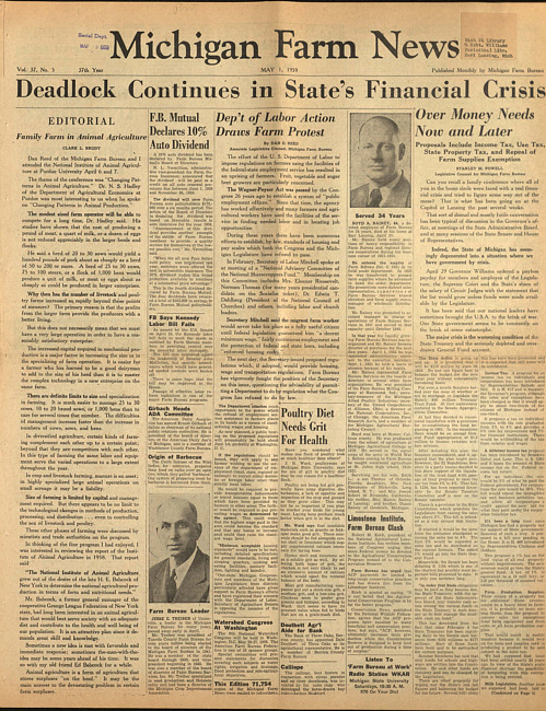 Michigan farm news. (1959 May 1)