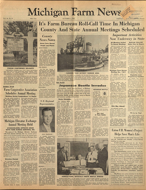 Michigan farm news. (1962 October 1)
