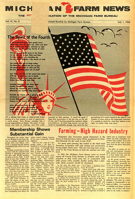 Michigan farm news. (1963 July)