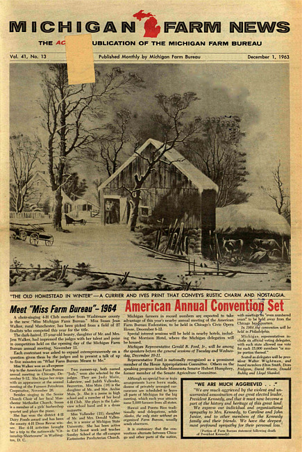 Michigan farm news. (1963 December)