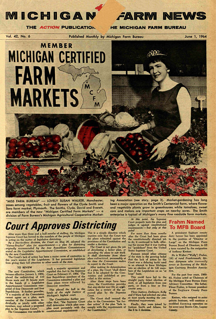 Michigan farm news. (1964 June)