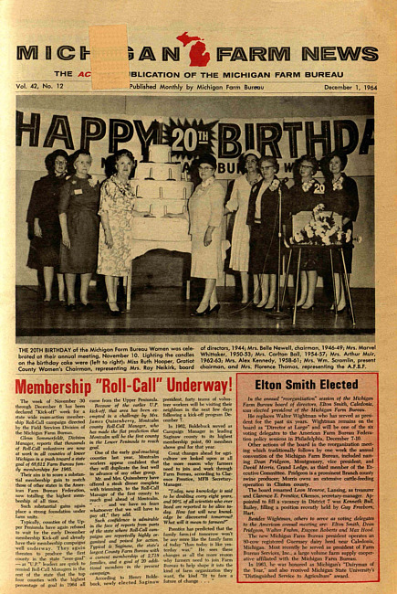 Michigan farm news. (1964 December)