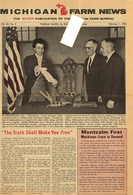 Michigan farm news. (1965 February)