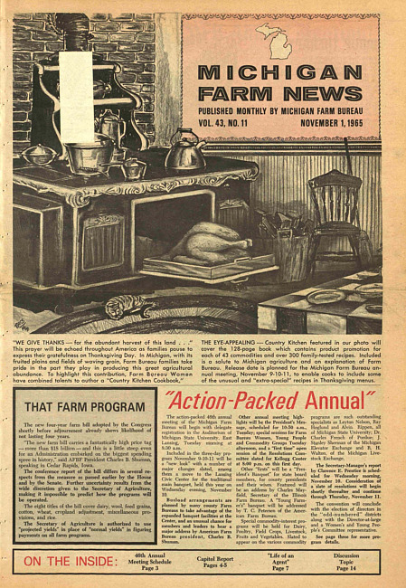 Michigan farm news. (1965 November)