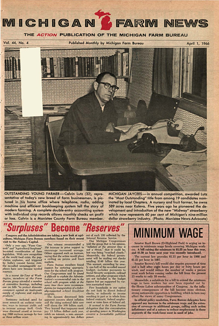 Michigan farm news. (1966 April)